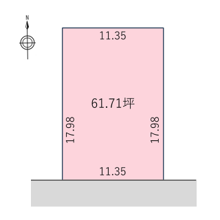 福井県福井市売土地 木田2丁目